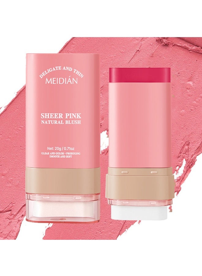 Meidián Glow Blush Multi-Stick For Lips&Cheeks, Moisturizing Blush Cream, Natural Waterproof Multi-Use Lip Tint and Creamy Blush for Eyes Lips and Cheeks, Gift Set for Women # 03 - Image 1